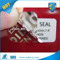 Factory price high quality security open VOID letters labels and stickers